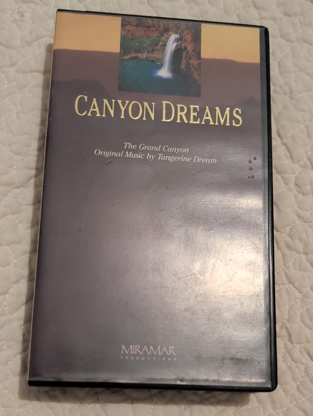 Canyon Dreams VHS New Age Music By Tangerine Dream Vintage